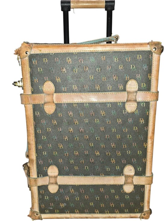 Dooney & Bourke Handbags - Dooney & Bourke hard-sided rolling steamer trunk